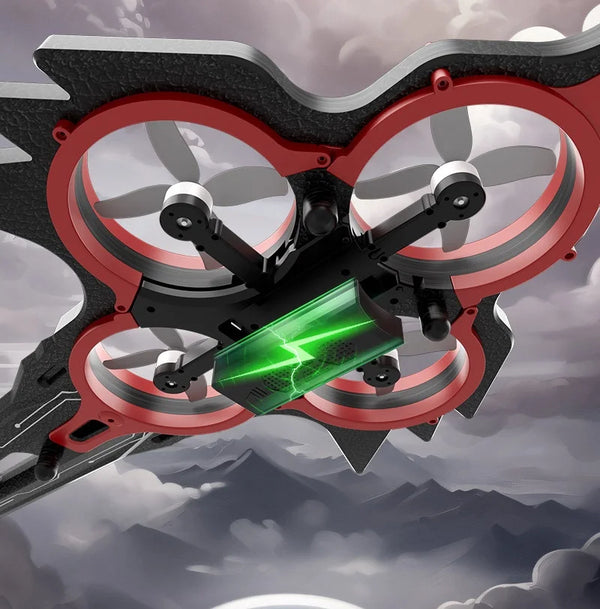 Hand-Gesture Controlled Flying Sword Toy Drone – Sword-Shaped RC Airplane with 360° Flip