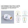 Smart Motion Sensor Light Bulb Holder – E27 PIR Auto On/Off Adapter (AC 110V–220V)