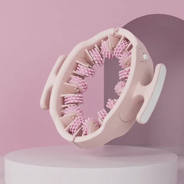 Ring Leg Massager Massage Roller with Detachable Handles for Full Body Relaxation