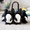 Penguin Egg Boiler Rack – Silicone Egg Steamer Stand with Divider
