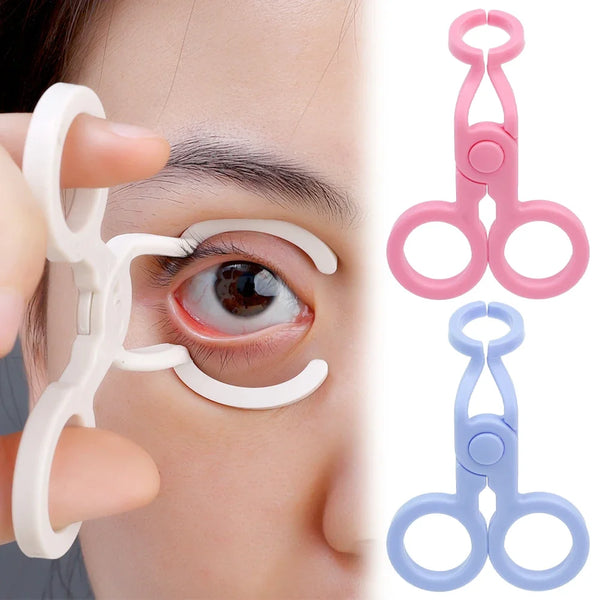 Eye Care Contact Lens Inserter & Remover Set – Soft Plastic Tweezer Stick Wearing Tools with Eyelid Lifters