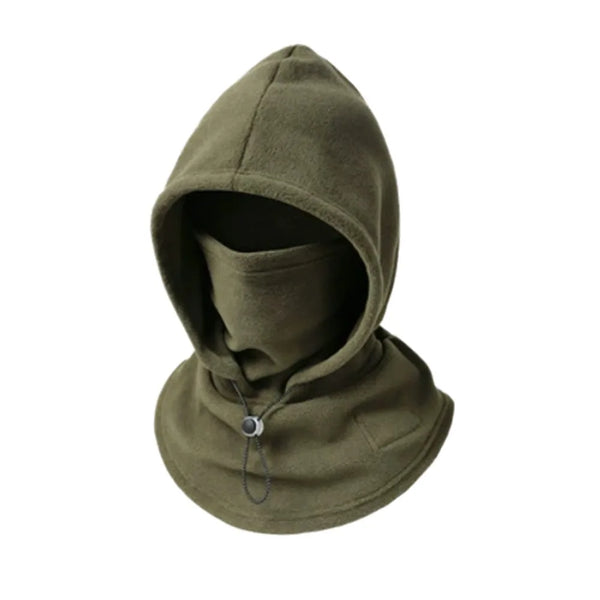 Fleece Balaclava Winter Hat – Windproof Hooded Face Mask for Cycling