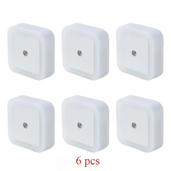 Wireless LED Night Light with Automatic Dusk-to-Dawn Sensor