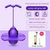 Bouncing Ball Pogo Jumper with Handle Pump & Balance Platform for Kids