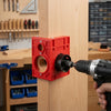 Spherical Door Lock Hole Saw Set with Adjustable Alignment Guide