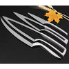 4-Piece Multifunctional Stainless Steel Kitchen Knife Set – Chef, Cleaver, Boning & Utility Knives