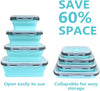 Collapsible Silicone Food Storage Containers