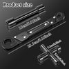 Plumbing Angle Stop Wrench Kit with Sillcock Key & Sleeve Puller