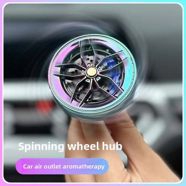 Rotating Magnetic Car Aroma Diffuser – Gyroscope Air Freshener & Dashboard Decoration