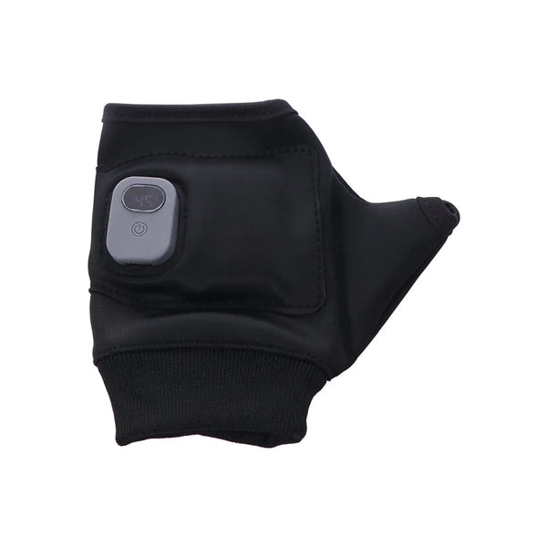 USB Rechargeable Heated Fingerless Gloves – 360° Electric Hand Warmers with Temperature Control