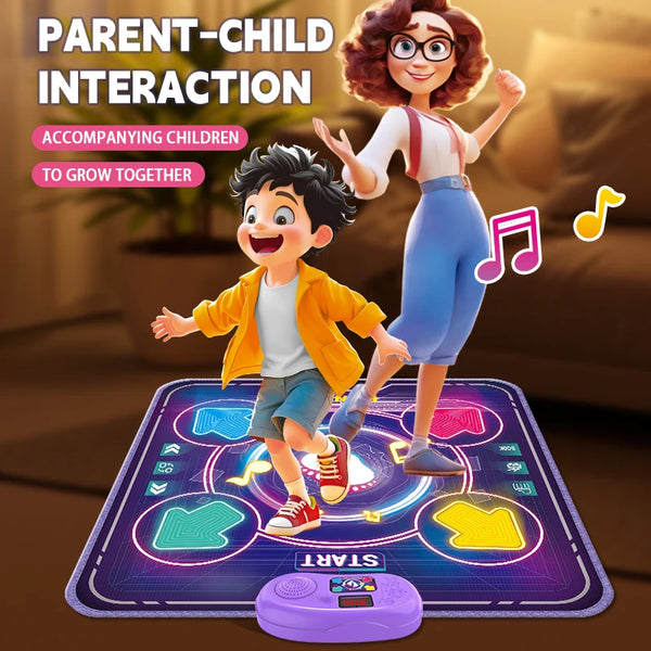 Kids Electronic Dance Mat with Light & Bluetooth – Music Blanket