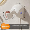 Hands-Free Rotating Hair Dryer Holder – Wall-Mounted Adjustable Hair Dryer Bracket
