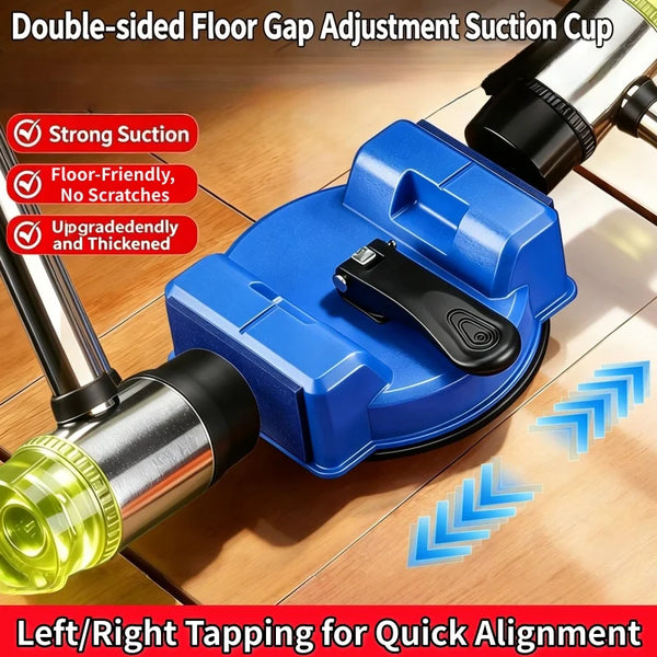 Double Head Floor Gap Fixer Tool with Suction Cup for Easy Repair