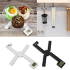 Compact Folding Digital Kitchen Scale, Accurate Foldable Portable Scale Easy to Read LCD Display