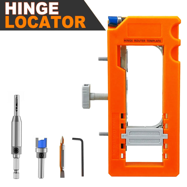 djustable Hinge Mortiser Installation Kit for 3" to 5" Hinges