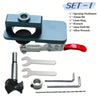 35mm Concealed Hinge Jig Kit with Drilling Guide & Locator for Cabinets