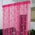 SearchFindOrder 1 / 100x200CM Floral Tassel Curtain Room Divider