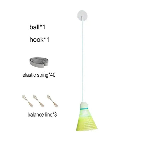SearchFindOrder 1 ball set Professional Portable Badminton Rebounding Tool for Self-Training Practice