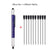 SearchFindOrder 1 Blue 10 Black ink Multifunctional 6-in-1 Precision Pen Screwdriver Ruler Caliper Touchscreen Stylus Level and Ballpoint Pen