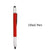 SearchFindOrder 1 Red Pen Multifunctional 6-in-1 Precision Pen Screwdriver Ruler Caliper Touchscreen Stylus Level and Ballpoint Pen