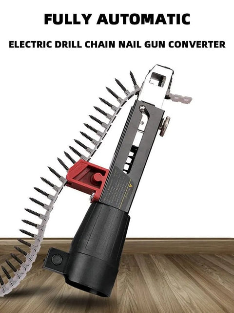 SearchFindOrder 1 Set Fully Automatic Electric Drill Chain Nail Gun Converter