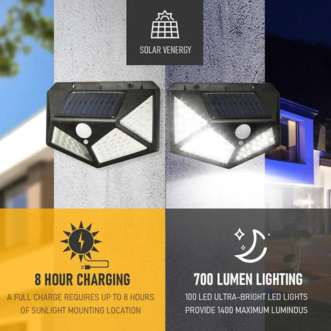 SearchFindOrder 100 LED Solar Wall Lamp