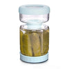 SearchFindOrder 1000ml Blue / CHINA Glass Pickle Jar with Strainer