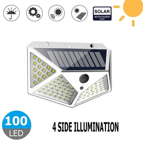 SearchFindOrder 100LED white 100 LED Solar Wall Lamp