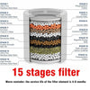 SearchFindOrder 15 Stage Filter High Output Shower Water Filter to Soften Hard Water for Shower Head