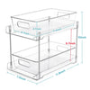SearchFindOrder 1PC Transparent Storage Rack