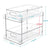 SearchFindOrder 1PC Transparent Storage Rack