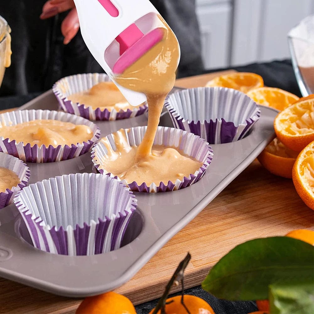 2PCS Cupcake Batte Scoop, Batte Scoop, Easy To Clean One
