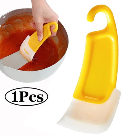 SearchFindOrder 1pcs Multi-Purpose Silicone Spatula Ideal for Kitchen Cleanup, Cake Baking, and Pastry Work