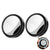SearchFindOrder 2 pcs black B 360 Wide Angle Convex Dual-Mount Rear-View Blind Spot Mirrors