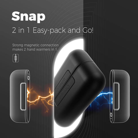 SearchFindOrder 2 PCS Magnetic Electric Hand Warmers