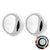 SearchFindOrder 2 pcs white B 360 Wide Angle Convex Dual-Mount Rear-View Blind Spot Mirrors