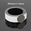 SearchFindOrder 20X1.5mm / 5Meter Self Adhesive Flexible Magnetic Tape