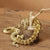 SearchFindOrder 23cm Gold / 1Pcs / CHINA 3D Brass Dragon Home Decoration with Mystic Scales