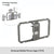 SearchFindOrder 2791B Expandable Smartphone Cage with Foldable Handles and Wireless Control for iPhone 14/13/12