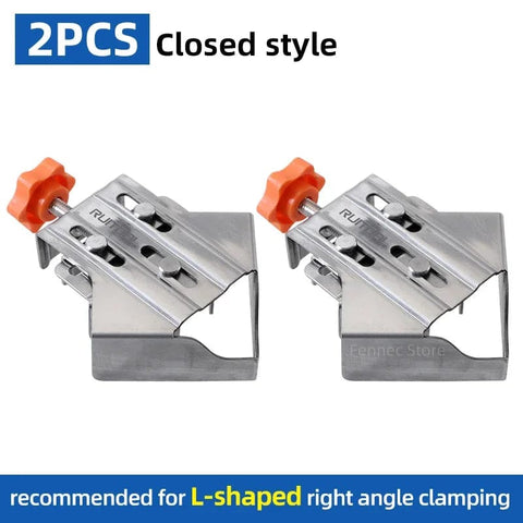 SearchFindOrder 2PCS Closed Style / CHINA Woodworking 90 Degree Corner Clamps