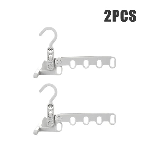 SearchFindOrder 2PCS Foldable Travel Clothes Hook