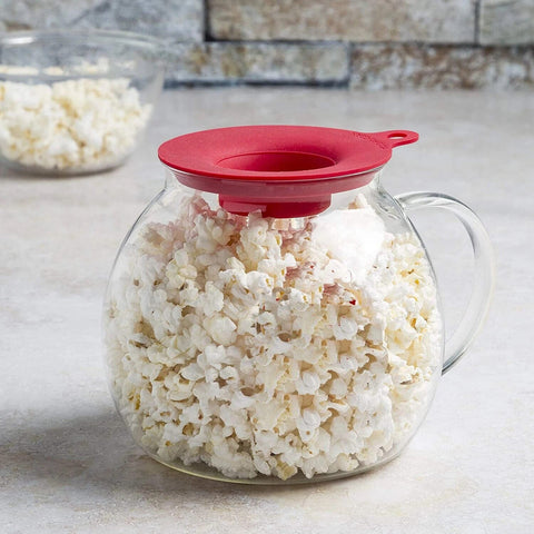 SearchFindOrder 3-in-1 Microwave Popcorn Popper Precise Kernel Measurement, Butter Melting, and BPA-Free Design