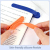 SearchFindOrder 3 PCS Soft Silicone Bookmark Clip