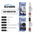 SearchFindOrder 3 Pieces Auto Finish Precision Paint Repair Kit Black & White Scratch Remover Pens