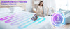 SearchFindOrder 313-smart High-Efficiency UV Mattress Vacuum Cleaner with HEPA Filter, 600W Suction & High-Temperature Drying