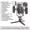 SearchFindOrder 3384B Expandable Smartphone Cage with Foldable Handles and Wireless Control for iPhone 14/13/12