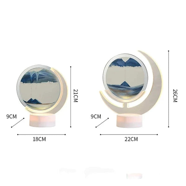 SearchFindOrder 3D Sandscape Table Lamp