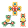 SearchFindOrder 3PCS-B Baby Safe Spin Educational Interactive Toy
