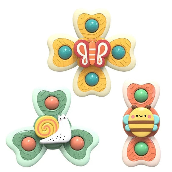 SearchFindOrder 3PCS-B Baby Safe Spin Educational Interactive Toy