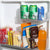 SearchFindOrder 4/20pcs Fridge Organizer Adjustable Plastic Dividers for Kitchen Storage